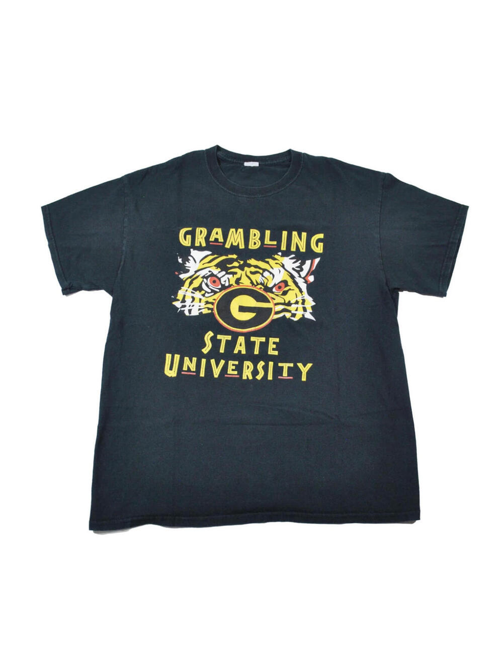Vintage Grambling State Tigers NCAA Football Black 90s Shirt Size Large